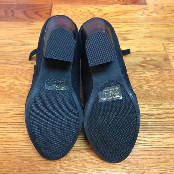 NWOT JG Black Heeled Booties Size 6 - Picture 3 of 5